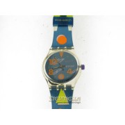 SWATCH stop-watch quarzo cassa plastica e cinturino plastica colorata new